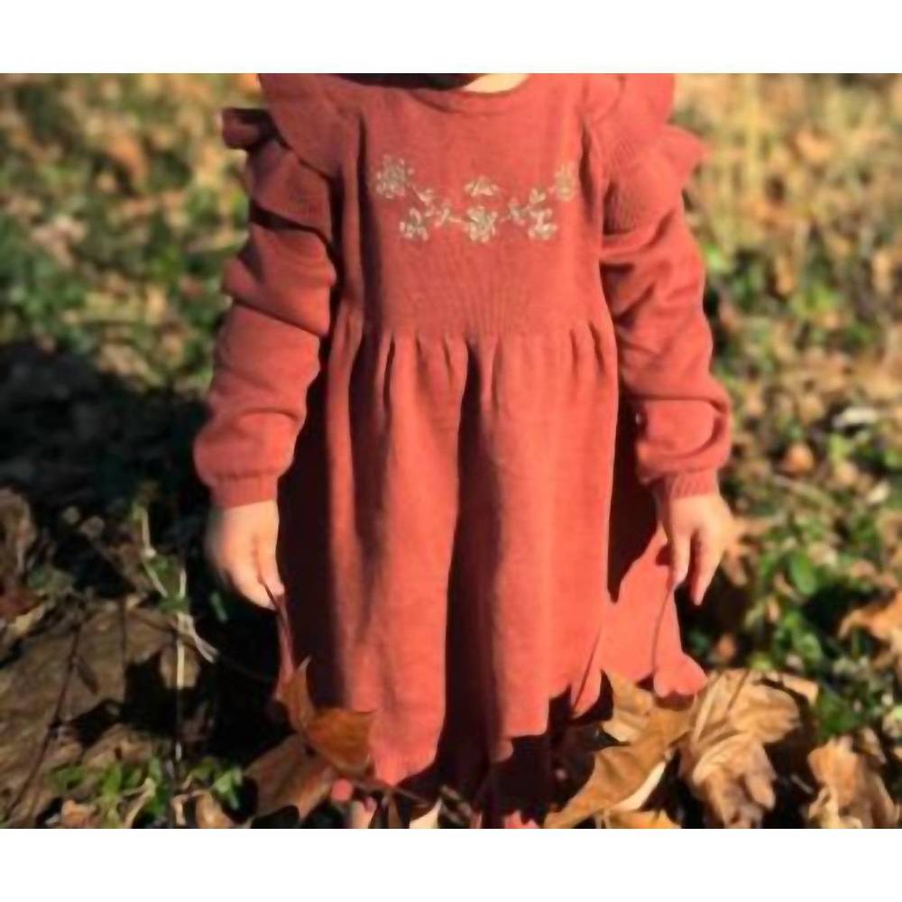 NEW ETTIE + H ysella dress in rust